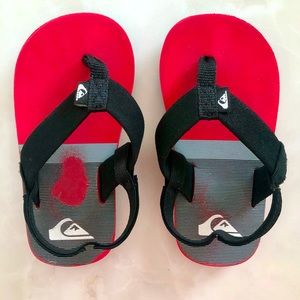 Quiksilver Toddler's Molokai Layback Sandals Size 6.5 Kids Shoes